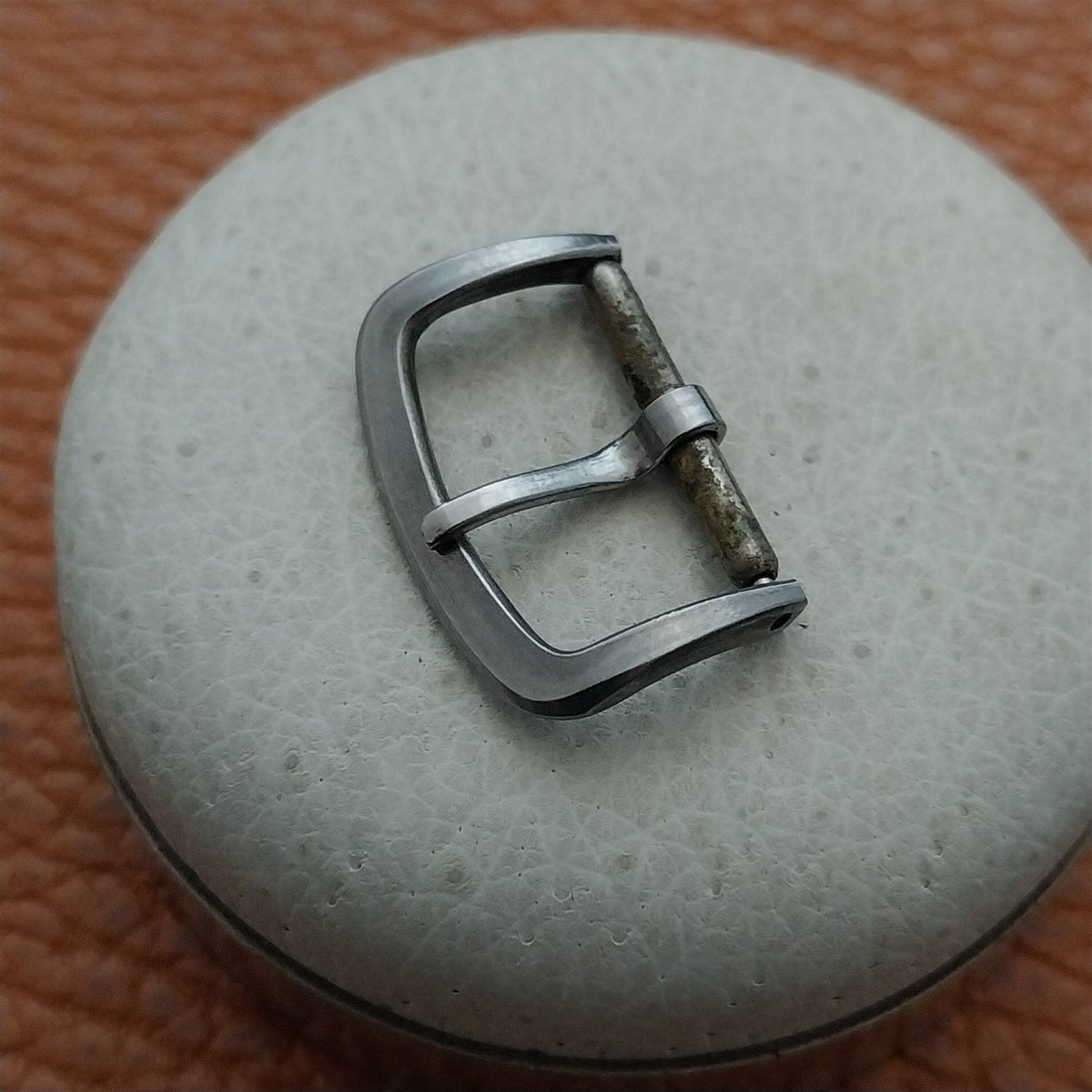 1950s 5/8" 16mm Solid Stainless Steel Classic Unused Vintage Watch Strap Buckle
