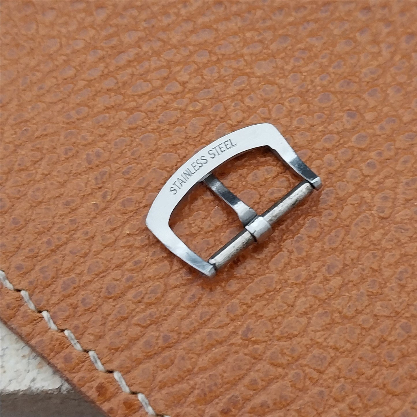 1950s 5/8" 16mm Solid Stainless Steel Classic Unused Vintage Watch Strap Buckle