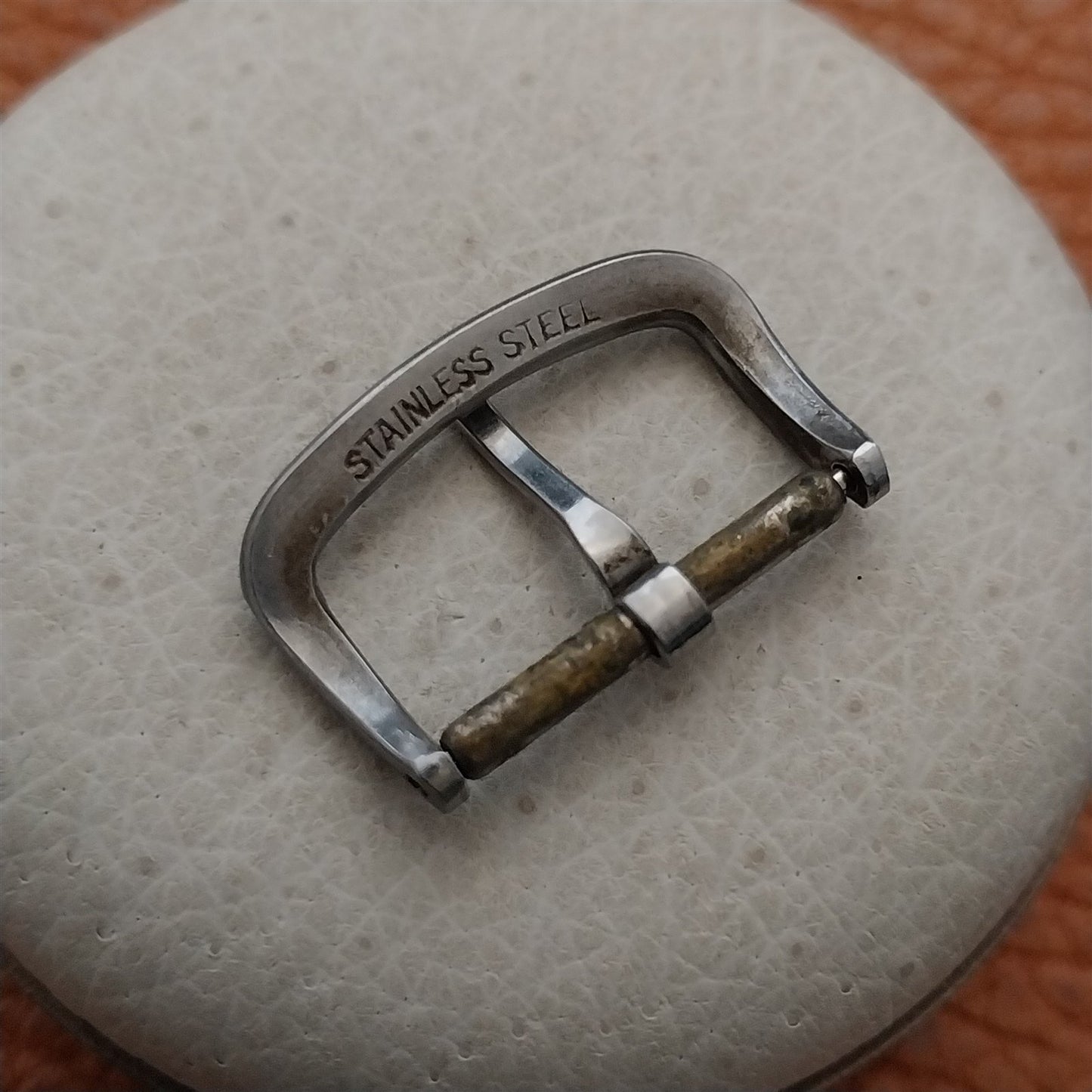 1950s 5/8" 16mm Solid Stainless Steel Classic Unused Vintage Watch Strap Buckle
