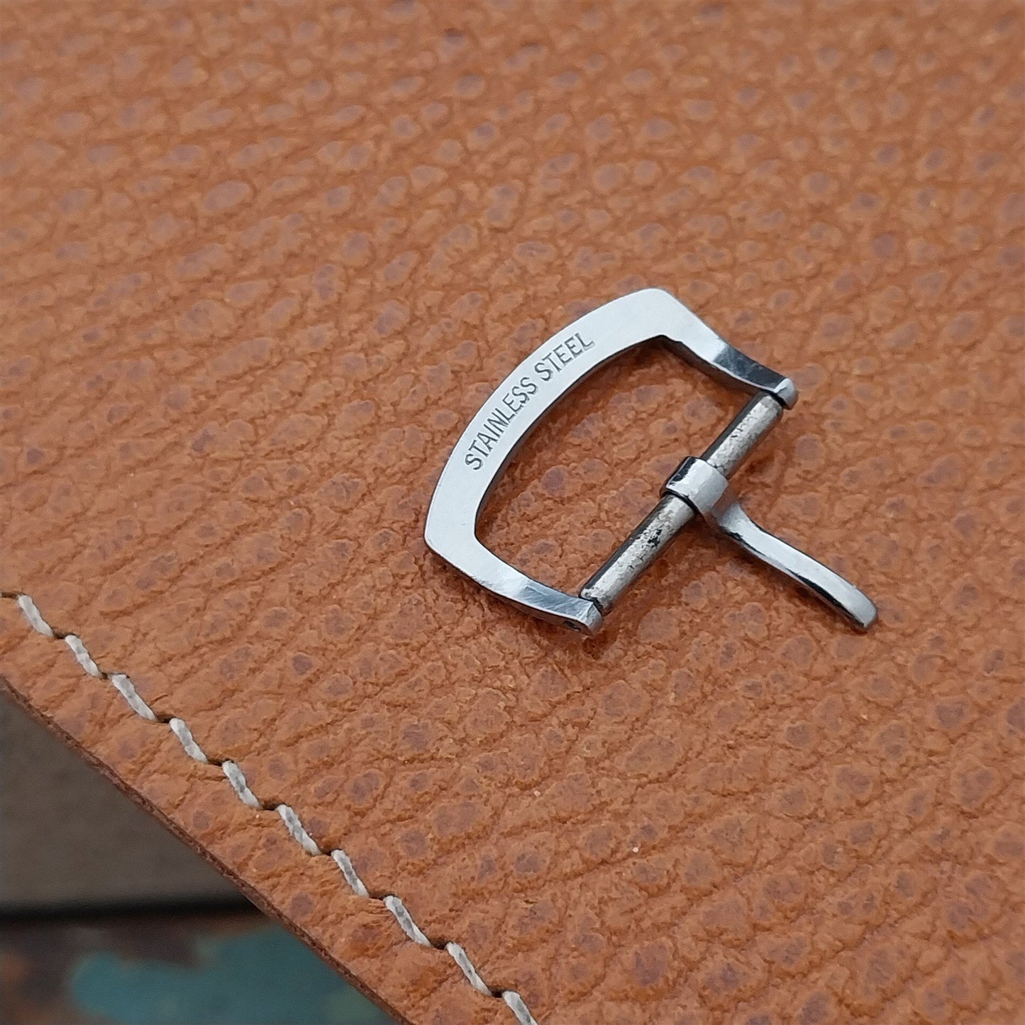 1950s 5/8" 16mm Solid Stainless Steel Classic Unused Vintage Watch Strap Buckle