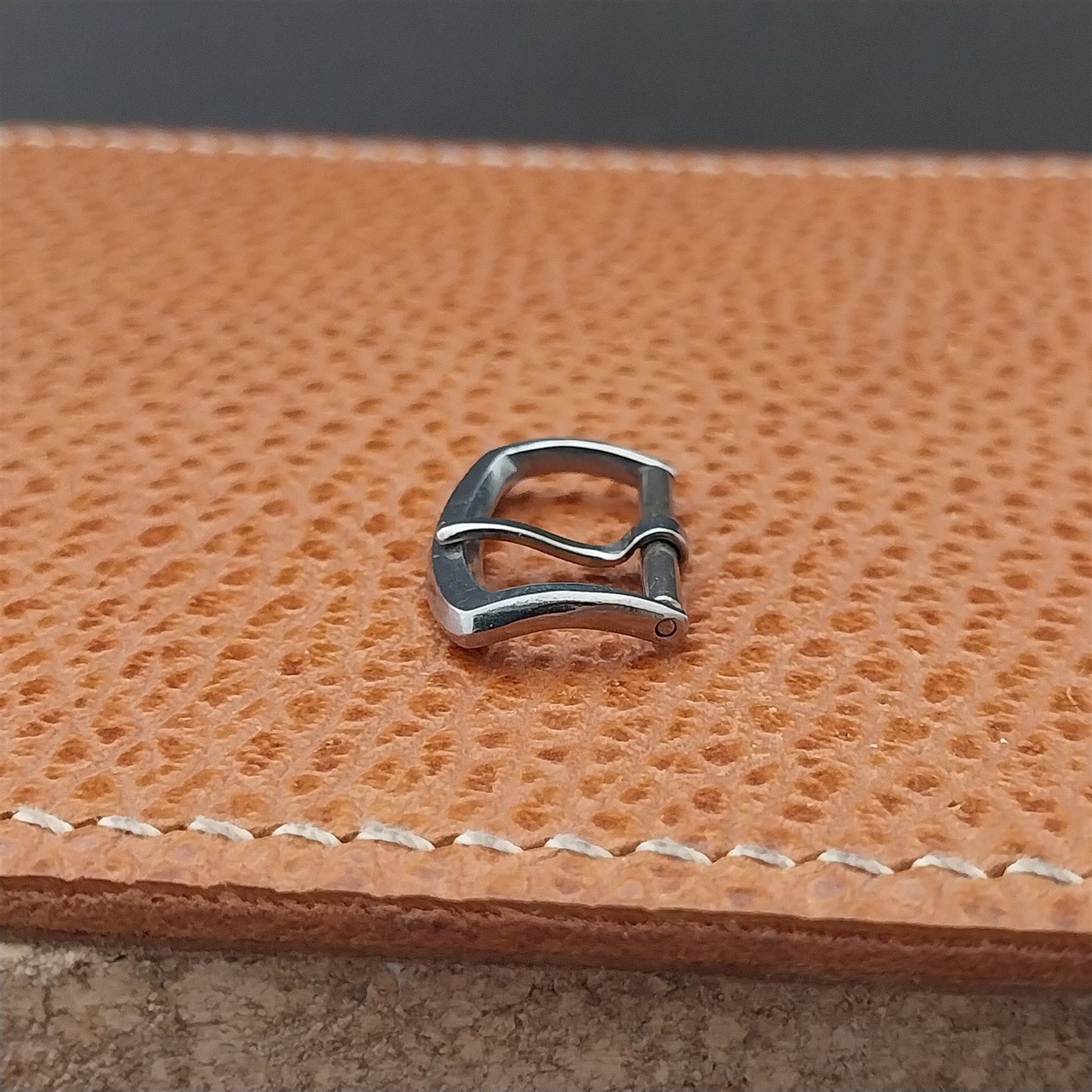 1950s 5/8" 16mm Solid Stainless Steel Classic Unused Vintage Watch Strap Buckle