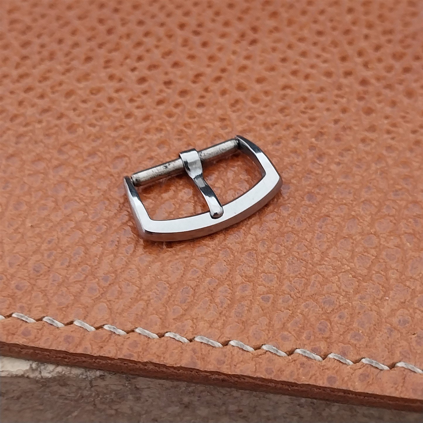 1950s 5/8" 16mm Solid Stainless Steel Classic Unused Vintage Watch Strap Buckle