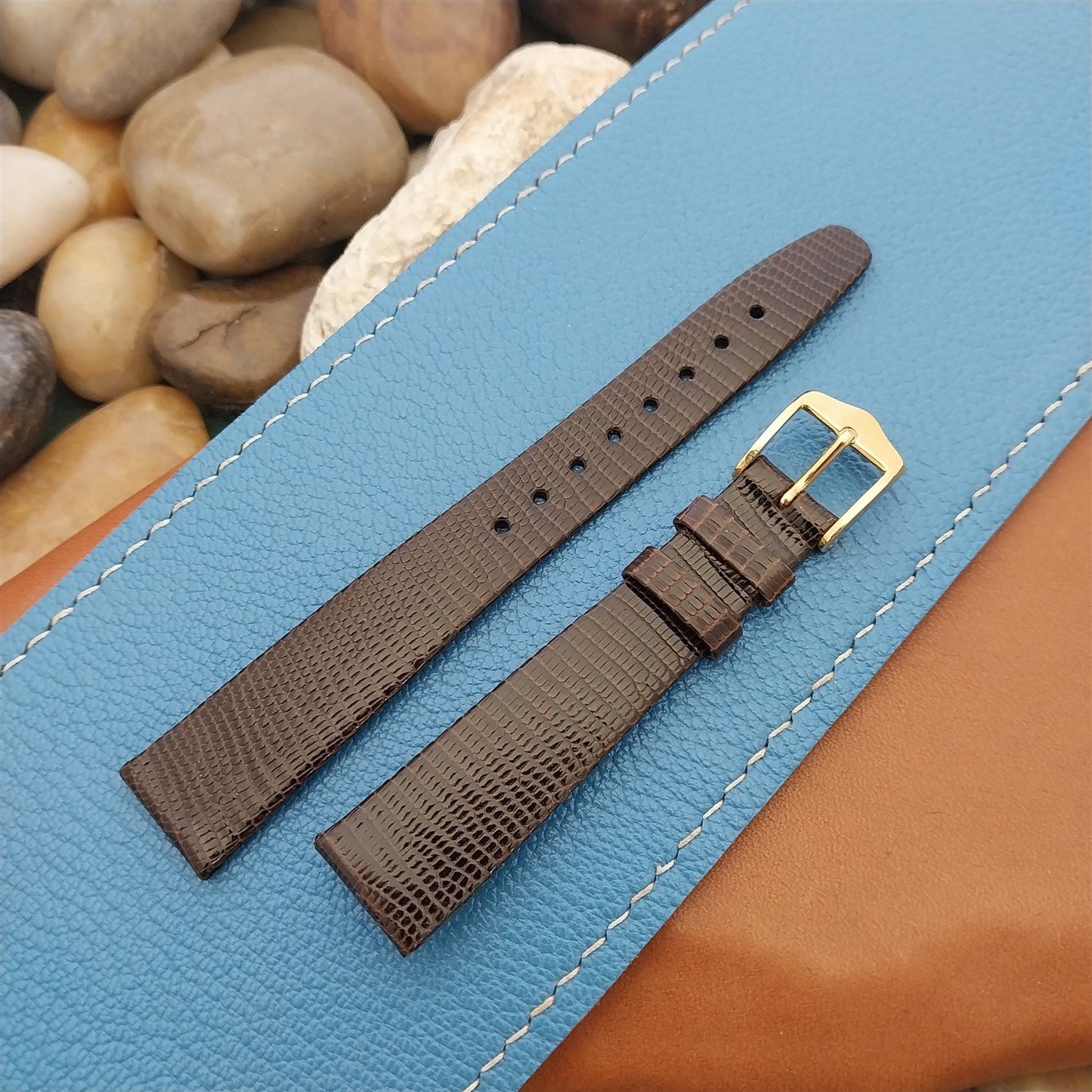 14mm Genuine Lizard Quality Hirsch Womens Vintage Watch Band New Old Stock