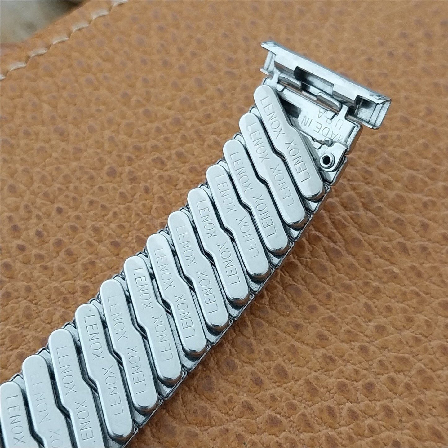 5/8" 18mm 19mm Stainless Steel Expansion Lenox Unused 1950s Vintage Watch Band