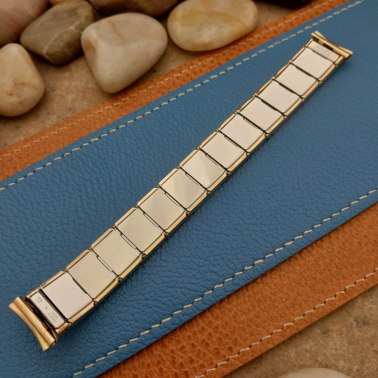 17mm 16mm 12k Gold-Filled Classic Expansion 1950s Gemex USA Vintage Watch Band