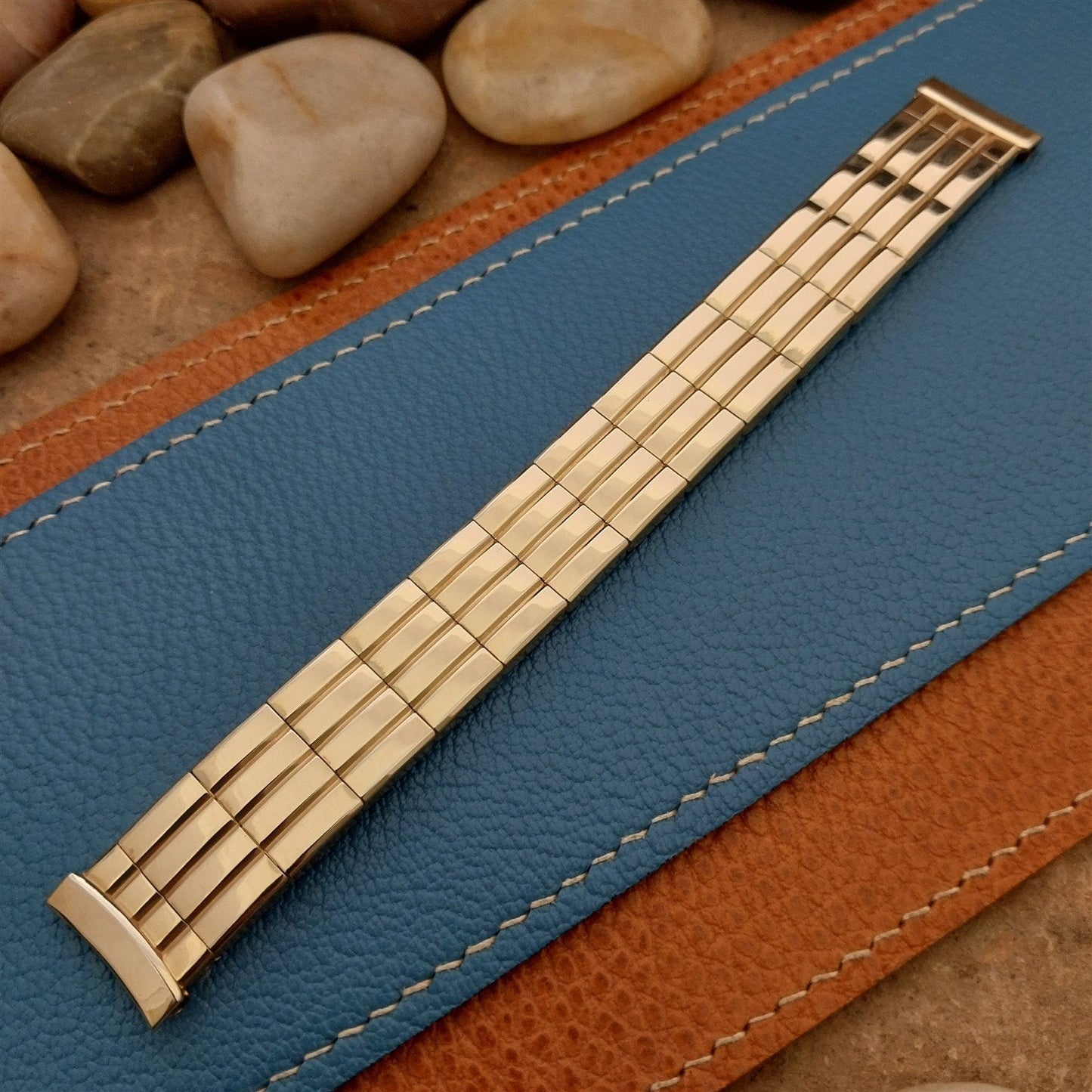 17mm 16mm 12k Gold-Filled Classic Expansion 1950s Gemex USA Vintage Watch Band