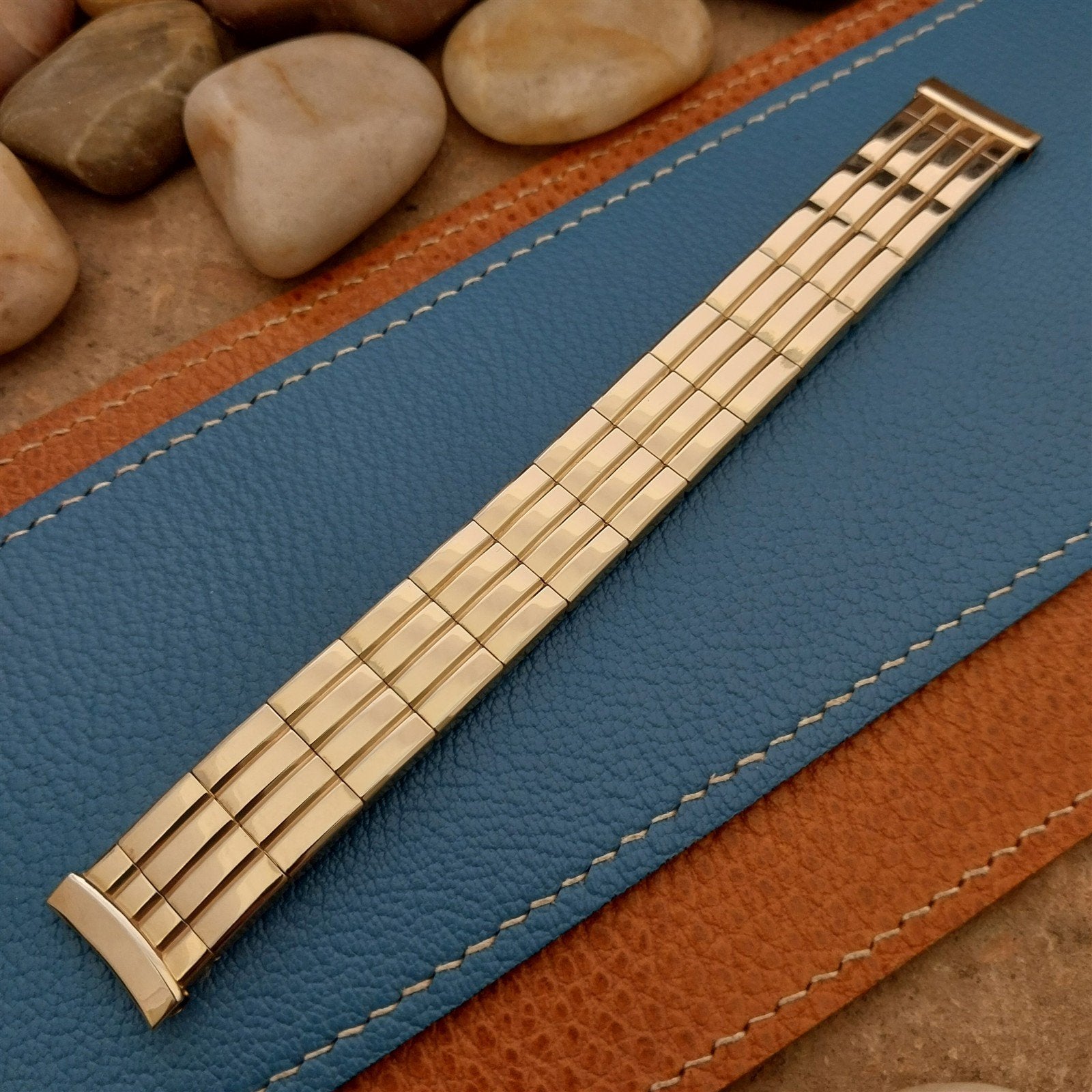17mm 16mm 12k Gold-Filled Classic Expansion 1950s Gemex USA Vintage Watch Band