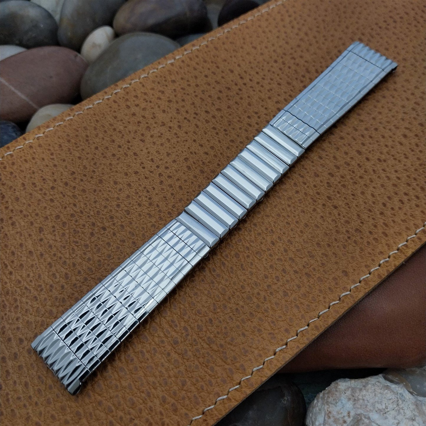 11/16" Stainless Steel Kestenmade USA Unused Classic mcm Vintage Watch Band