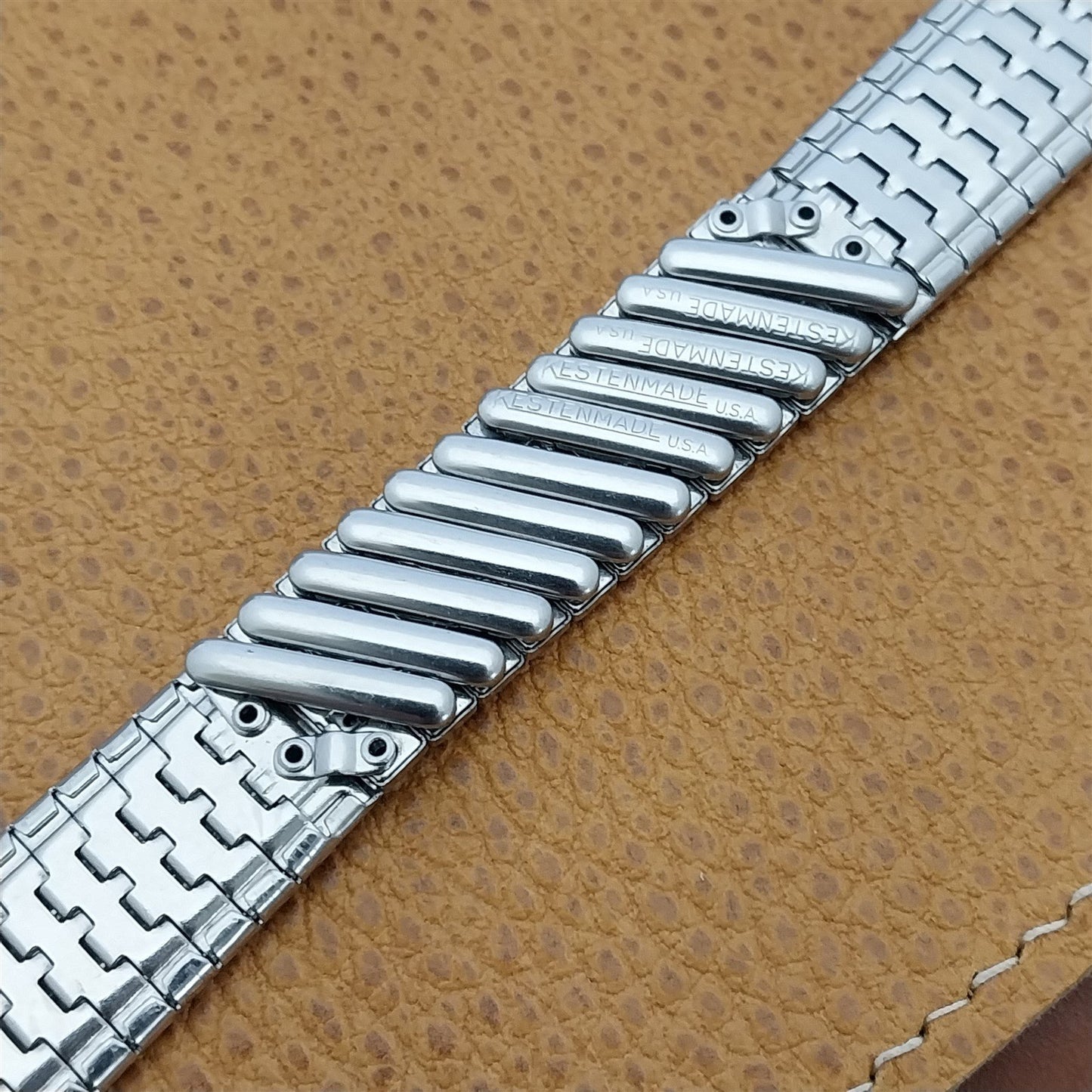 11/16" Stainless Steel Kestenmade USA Unused Classic mcm Vintage Watch Band