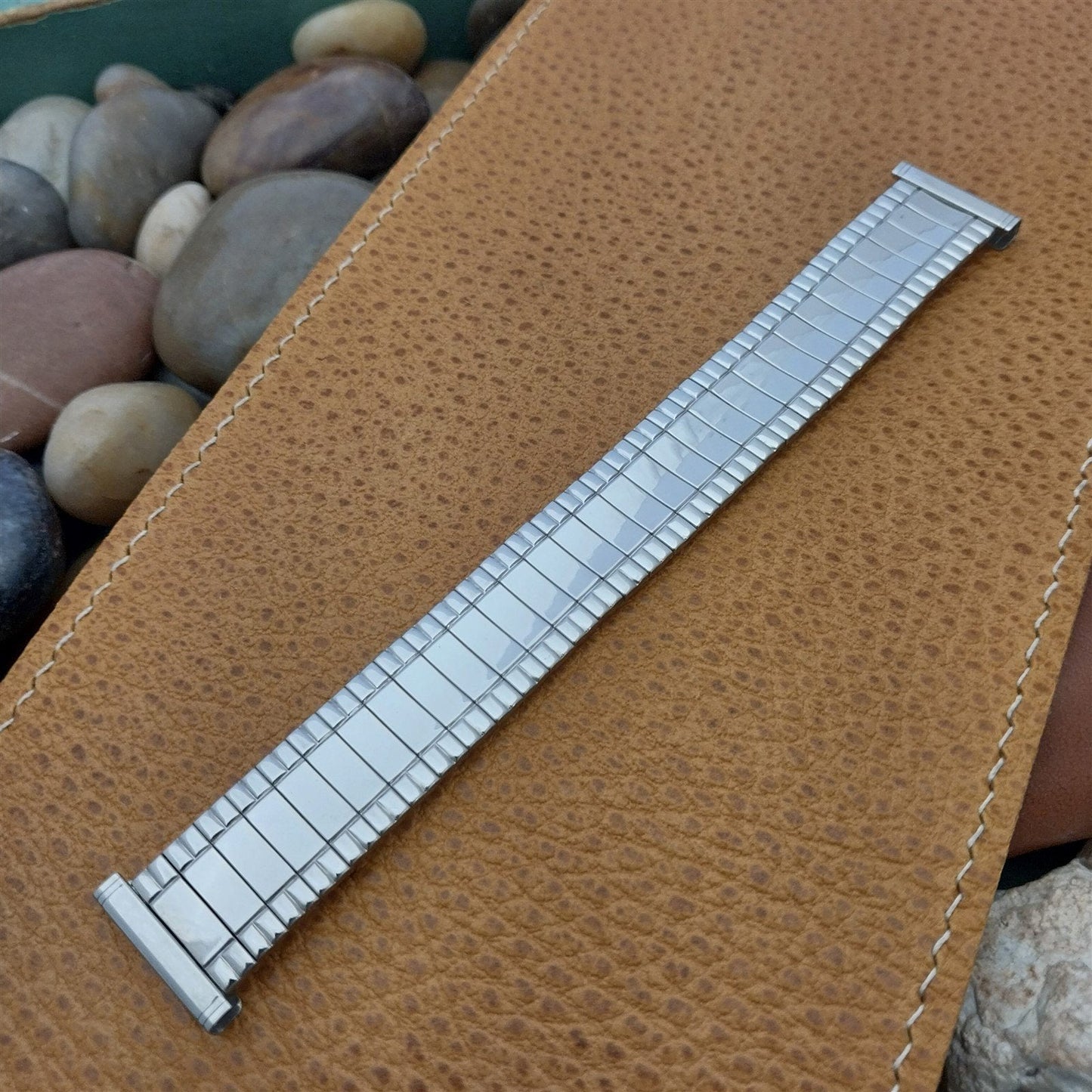 Uniflex USA Stainless Steel Expansion 1960s Vintage Watch Band 3/4" 11/16" 5/8"