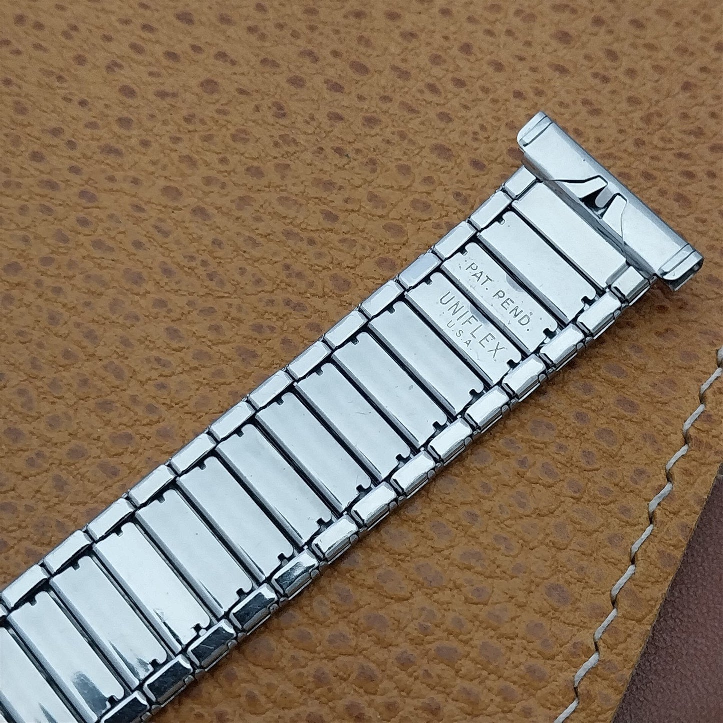 Uniflex USA Stainless Steel Expansion 1960s Vintage Watch Band 3/4" 11/16" 5/8"