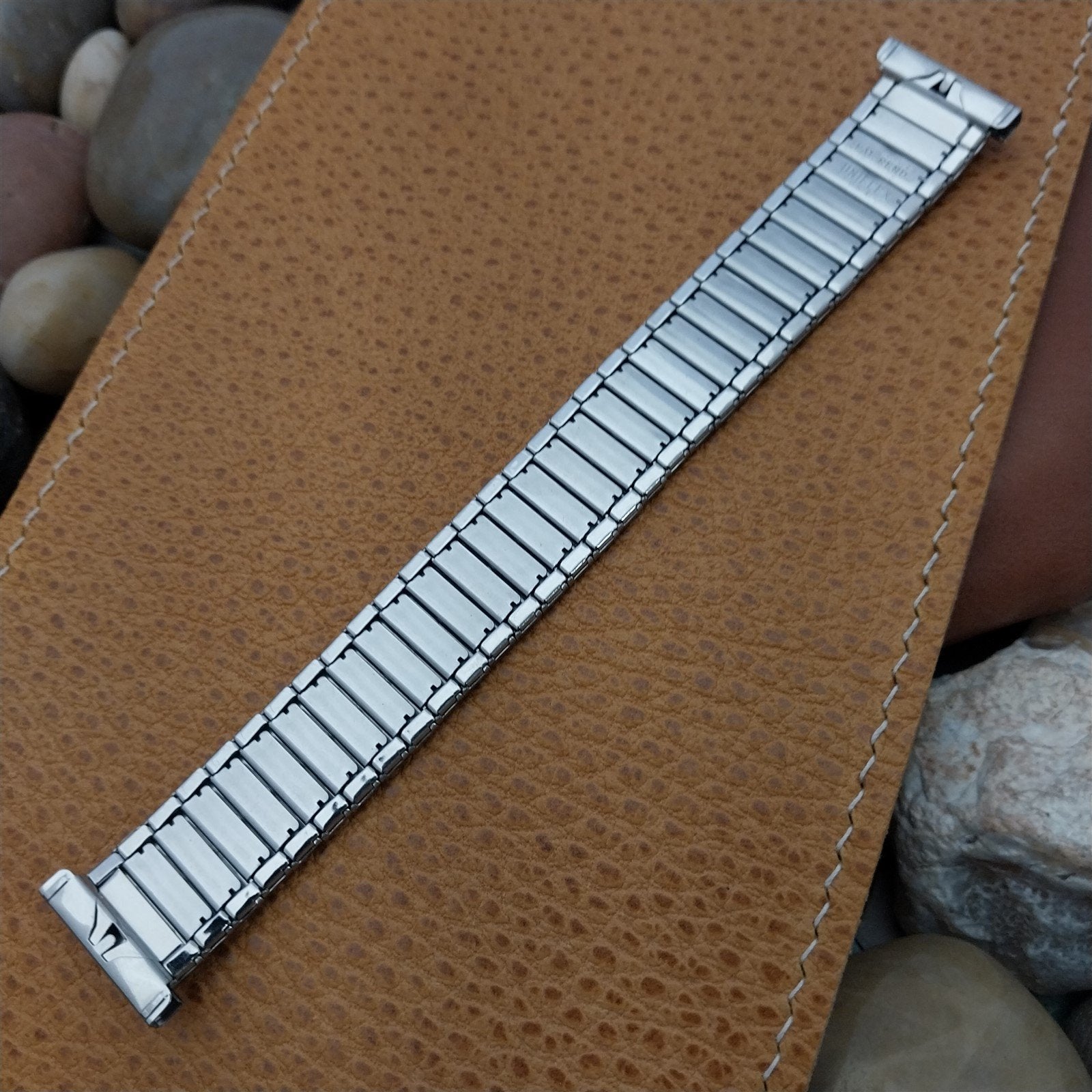 Uniflex USA Stainless Steel Expansion 1960s Vintage Watch Band 3/4" 11/16" 5/8"