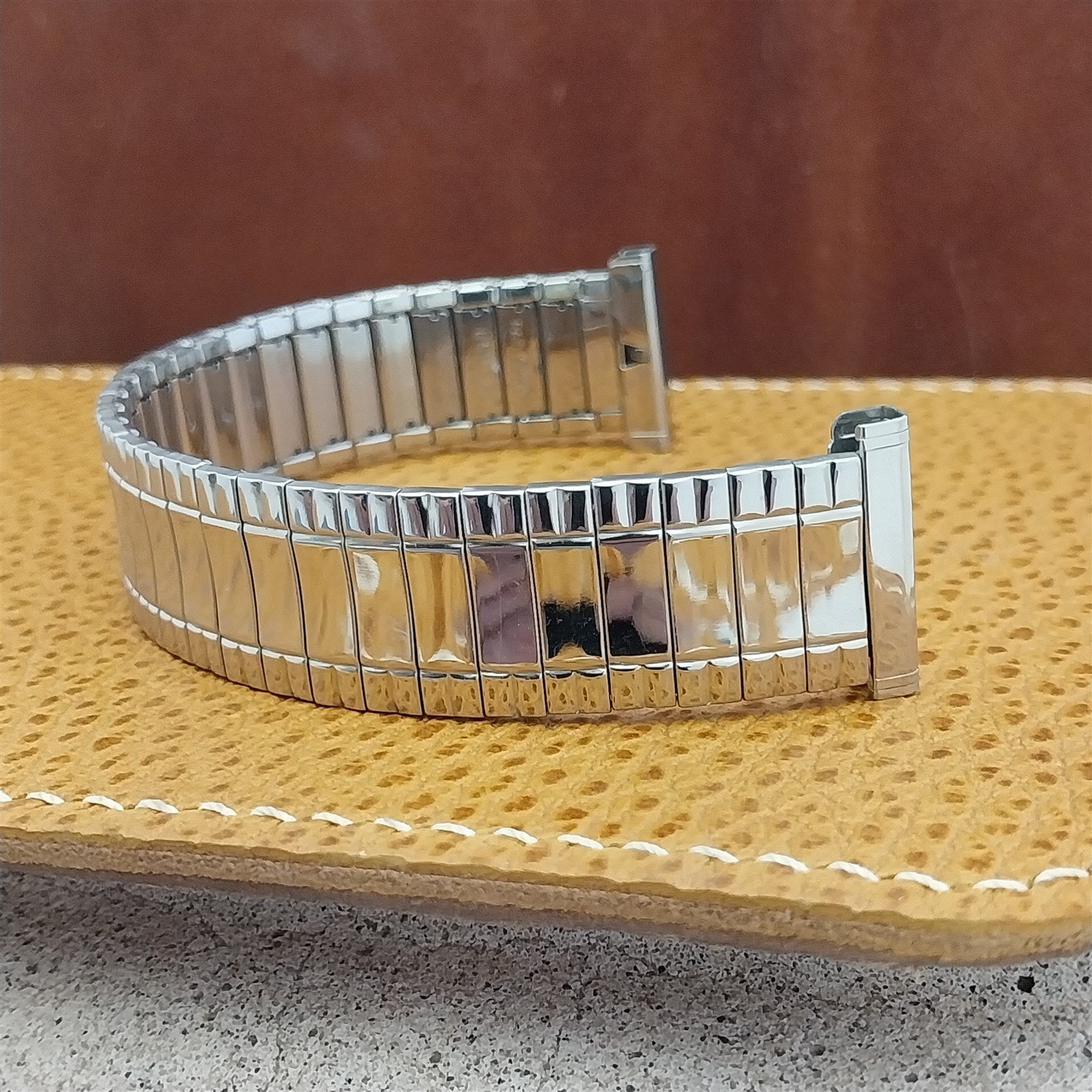 Uniflex USA Stainless Steel Expansion 1960s Vintage Watch Band 3/4" 11/16" 5/8"