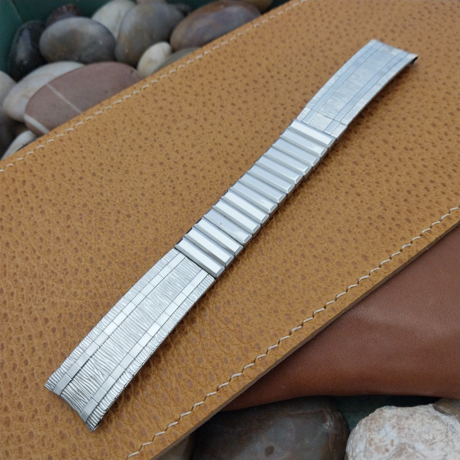 17.2mm Drema Stainless Steel Expansion Unused Classic 1960s Vintage Watch Band