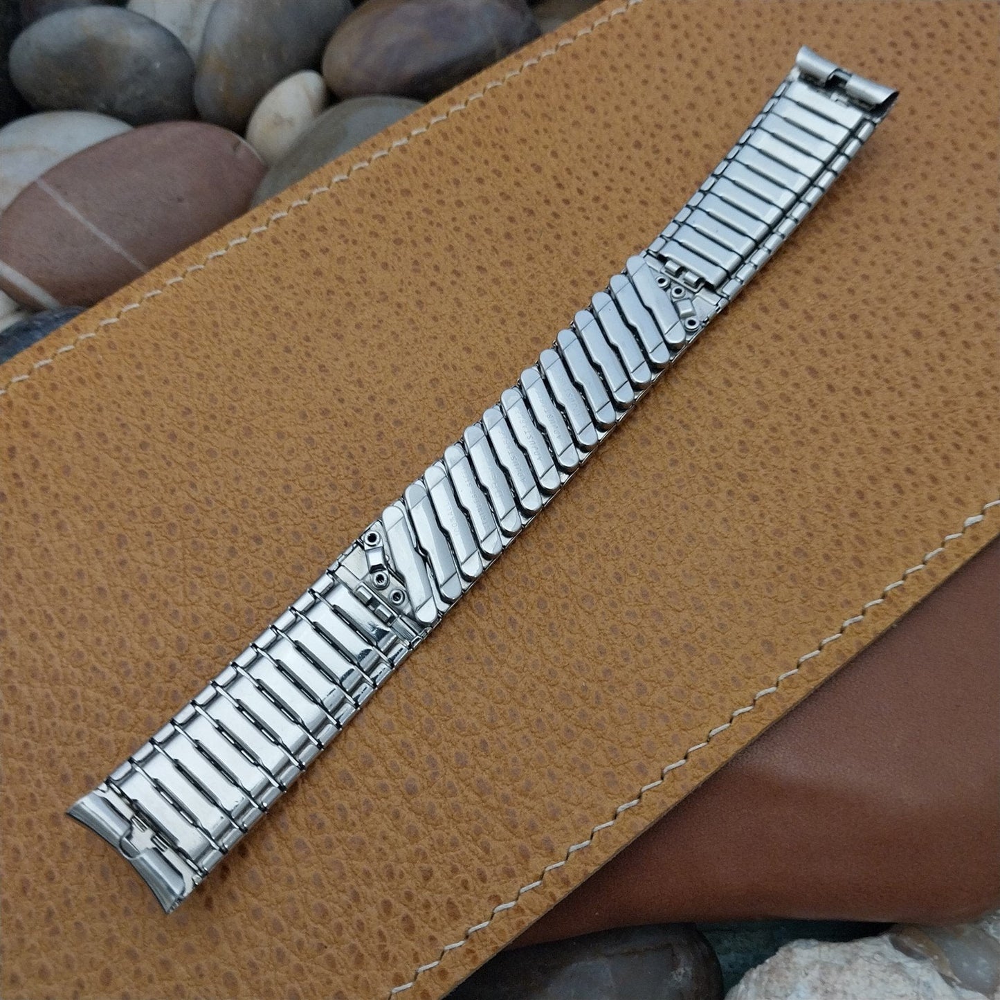 17.2mm Drema Stainless Steel Expansion Unused Classic 1960s Vintage Watch Band