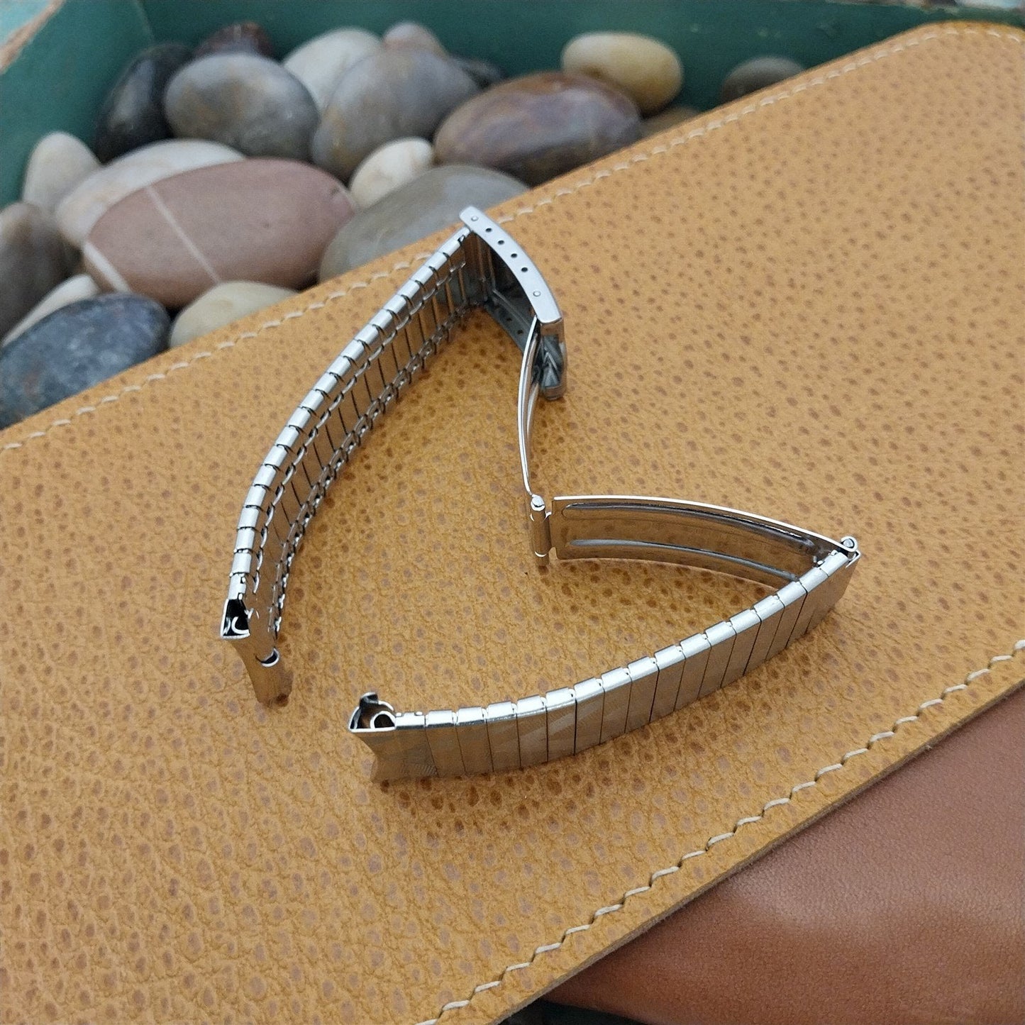 17.2mm 11/16" Stainless Steel Drema Unused nos Classic 1960s Vintage Watch Band