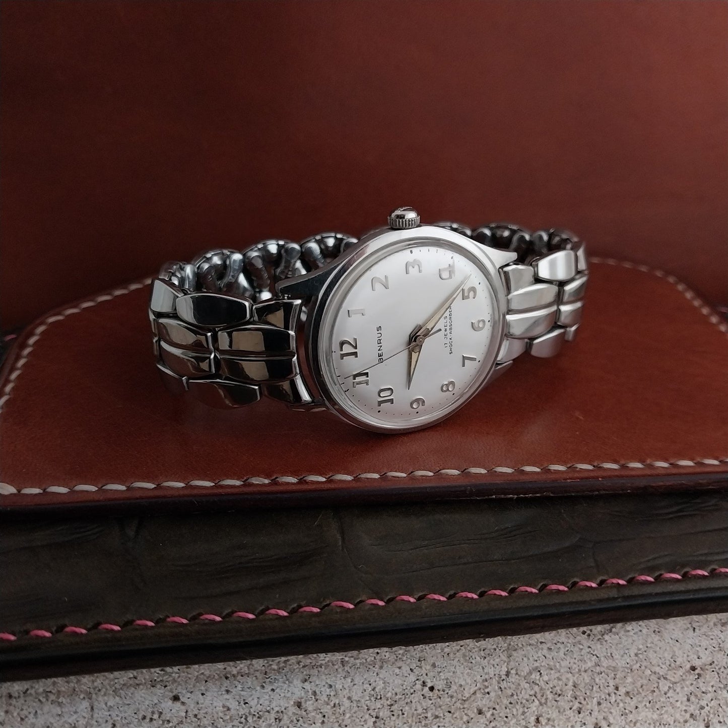 5/8" Apex Stainless Steel Quadra-Flex Expansion Unused 1950s Vintage Watch Band