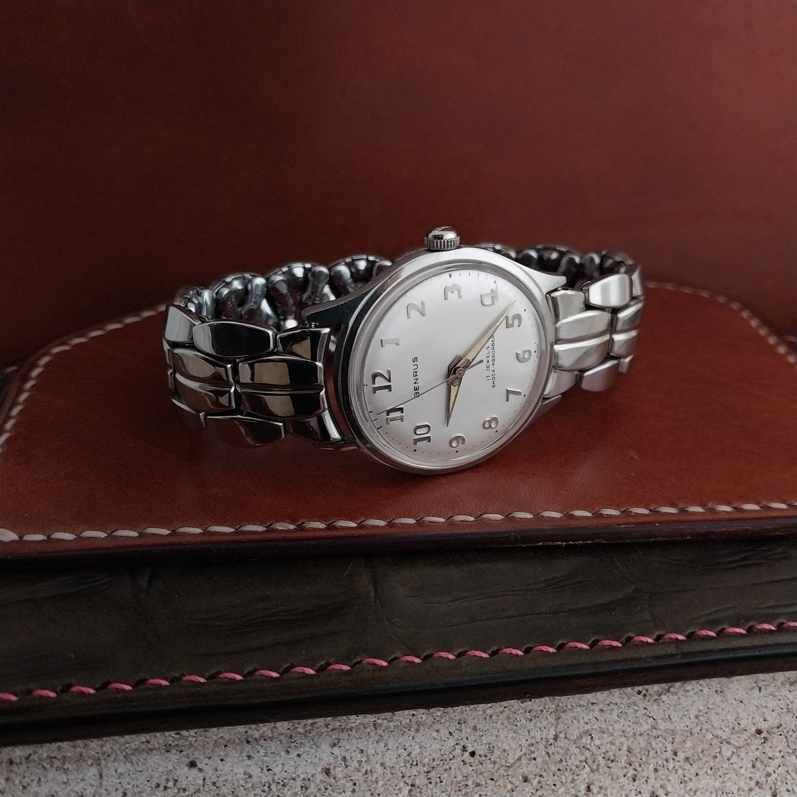 5/8" Apex Stainless Steel Quadra-Flex Expansion Unused 1950s Vintage Watch Band