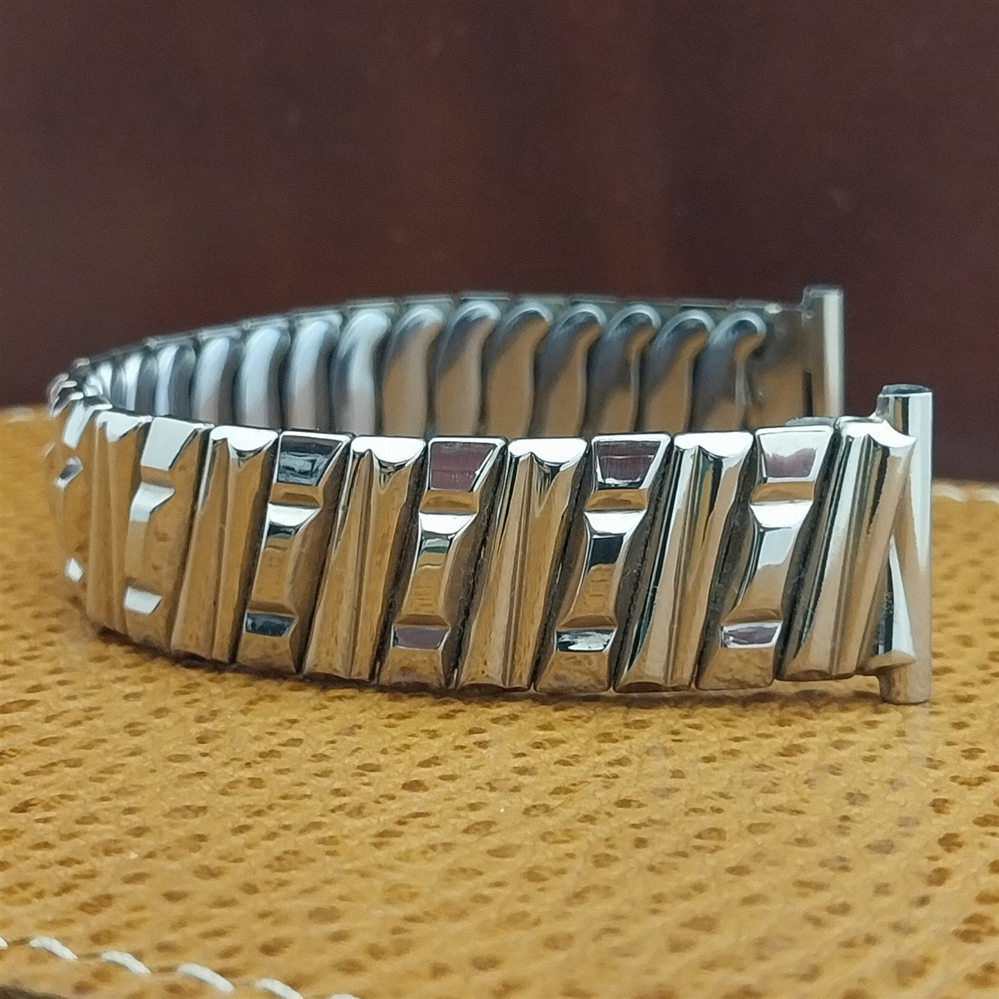 Vintage Watch Band 19mm 18mm 16mm Unused 1940s Harwood 12k White Gold Filled