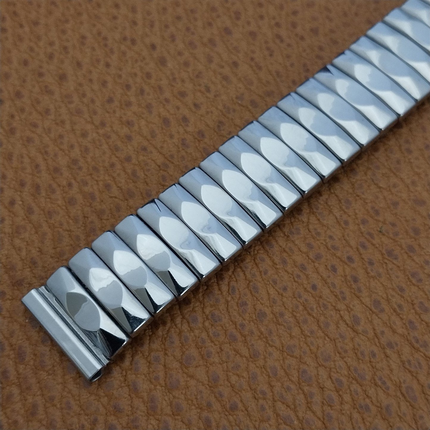 5/8" 1950s Vintage Stainless Steel Stonewall Classic Expansion Unused Watch Band