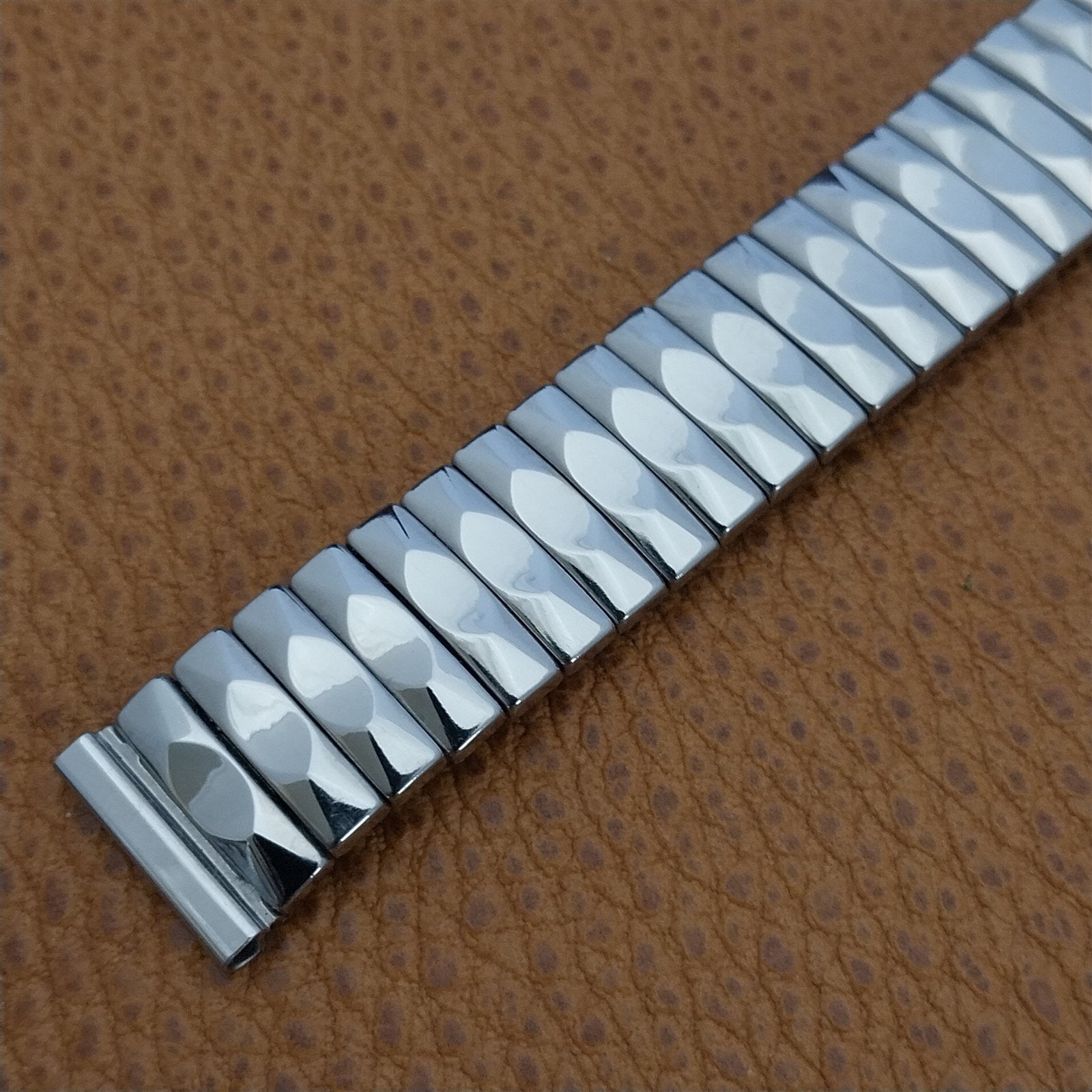 5/8" 1950s Vintage Stainless Steel Stonewall Classic Expansion Unused Watch Band