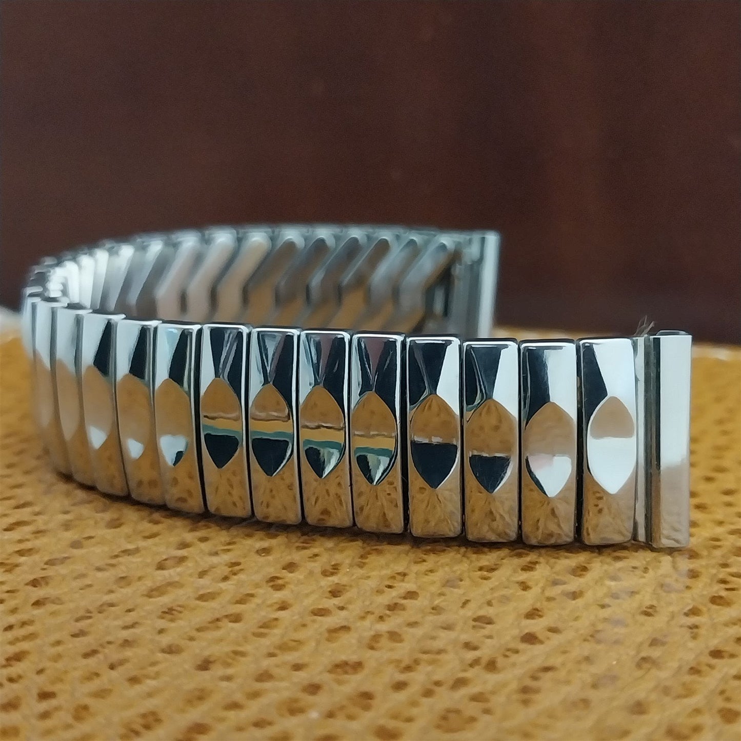 5/8" 1950s Vintage Stainless Steel Stonewall Classic Expansion Unused Watch Band