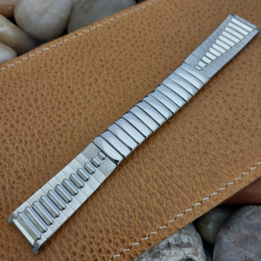 17.2mm 1960s Vintage Stainless Steel Stonewall Unused Classic Watch Band