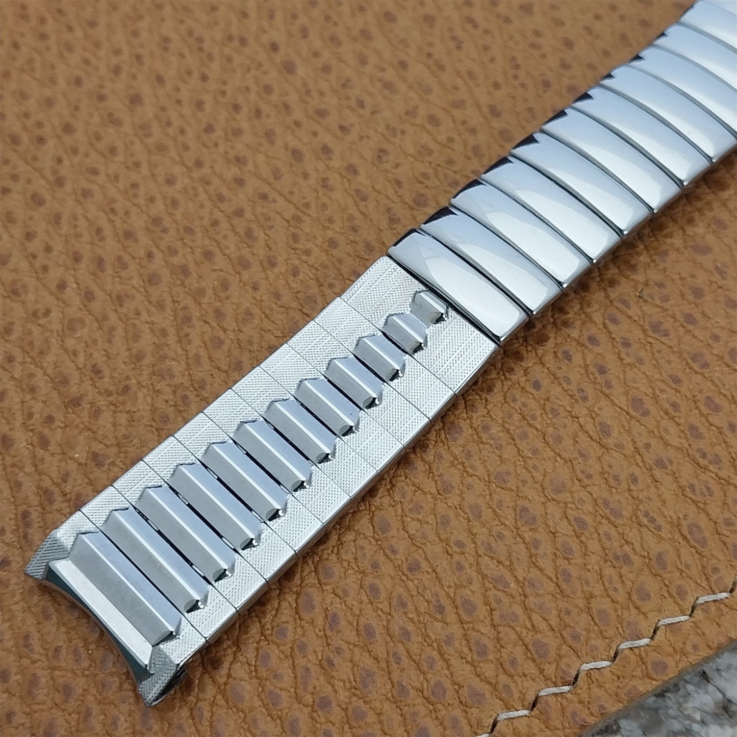 17.2mm 1960s Vintage Stainless Steel Stonewall Unused Classic Watch Band