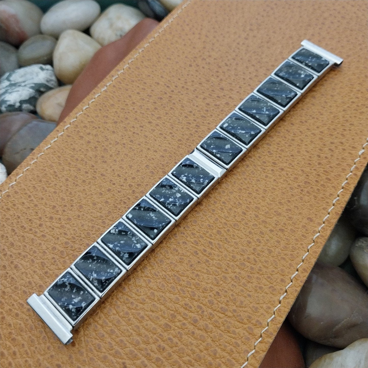 19mm 18mm 16mm Gemex Stainless Steel Expansion Unused 1950s Vintage Watch Band