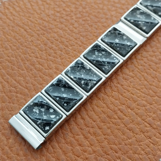 5/8" Stainless Steel Monte Carlo Unused 1950s mcm Vintage Watch Band