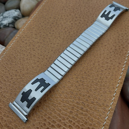 19mm 18mm 16mm Mid Century Unused Vintage Watch Band Gemex USA Classic Stretch