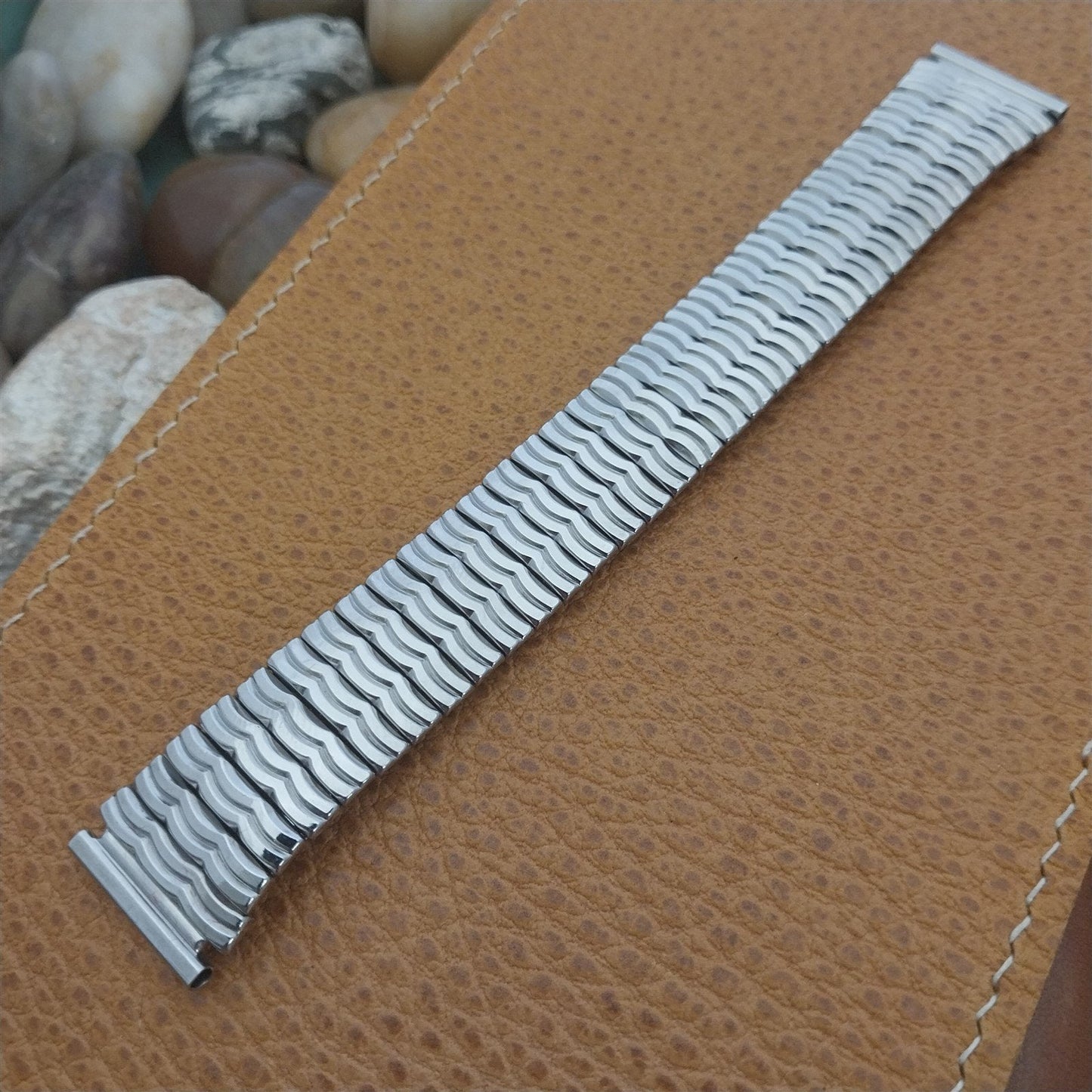 19mm 18mm 16mm Gemex Brigand Stainless Expansion Unused 1950s Vintage Watch Band