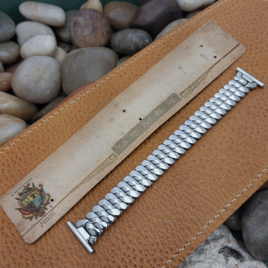 1950s Stainless Steel Gemex USA Unused nos Expansion Vintage Watch Band