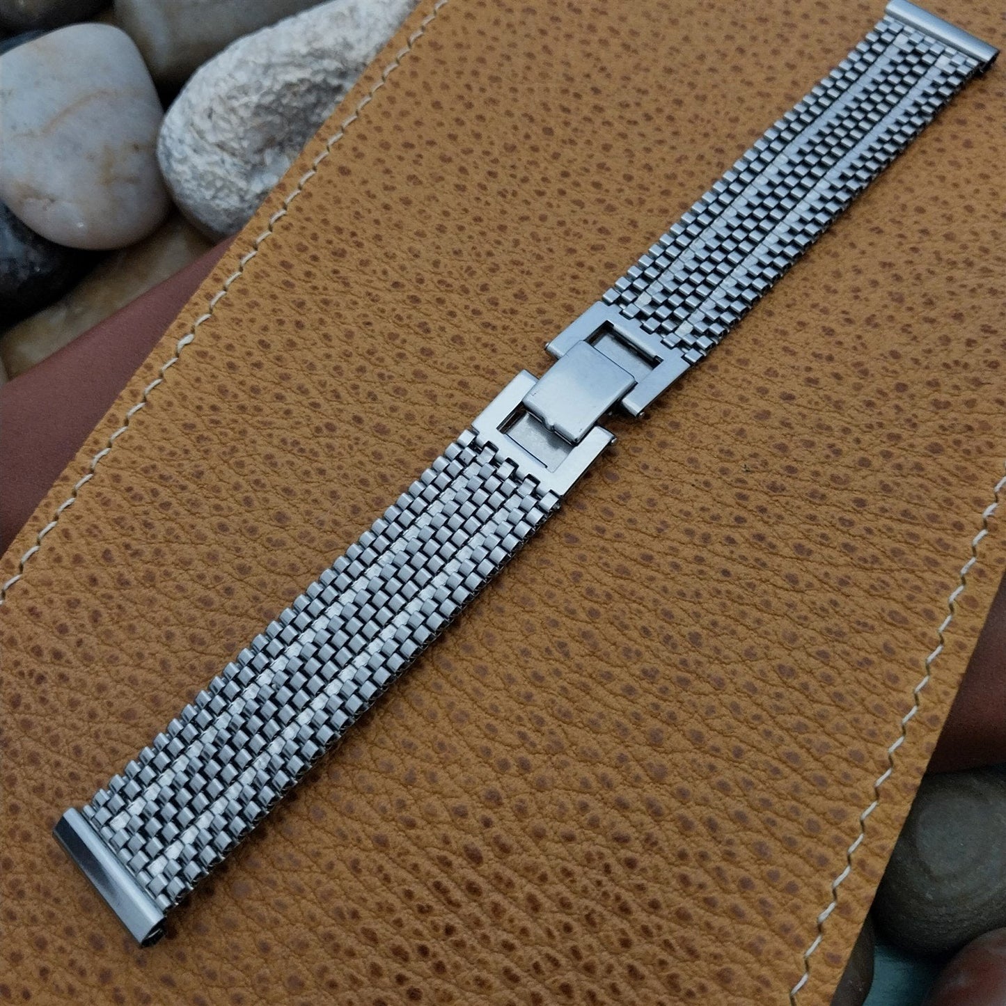 11/16" Stainless Steel Mesh Everbrite Classic 1960s Vintage Watch Band