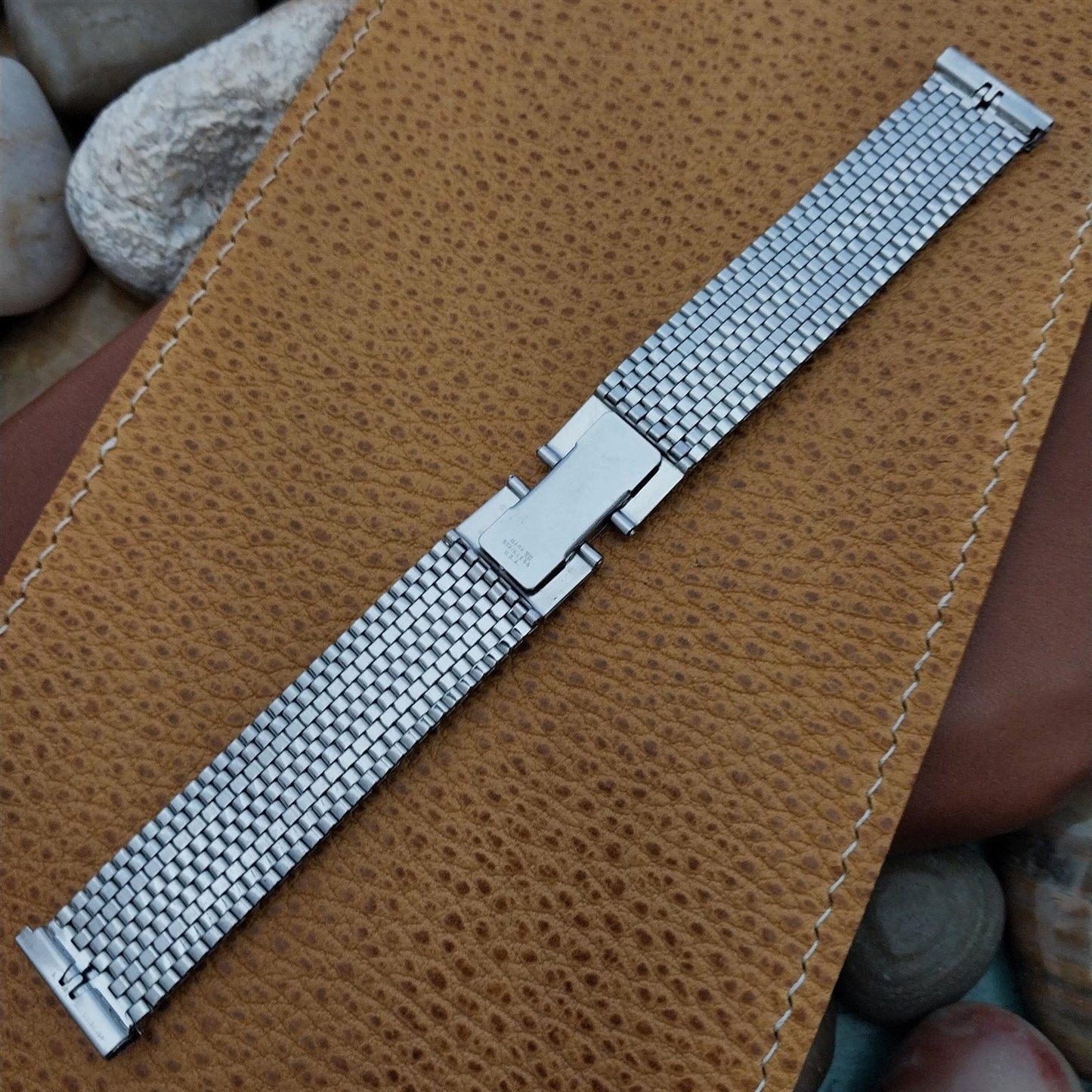 11/16" Stainless Steel Mesh Everbrite Classic 1960s Vintage Watch Band