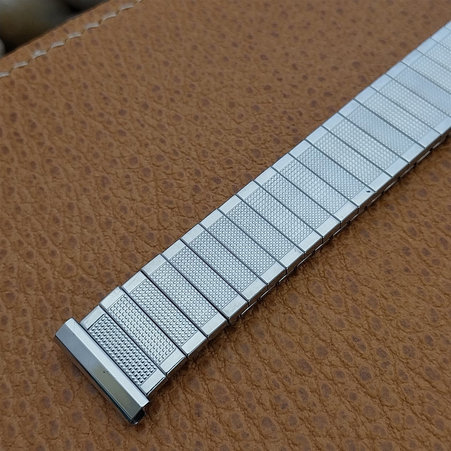 1960s Flex-Let USA Stainless Steel Expansion 17.2mm Unused Vintage Watch Band