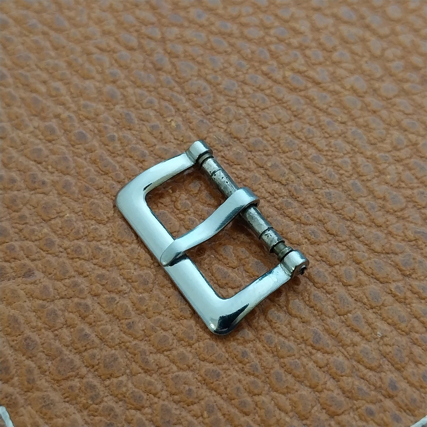 1930s-1940s Classic 16mm Stainless Steel Vintage Watch Strap Buckle