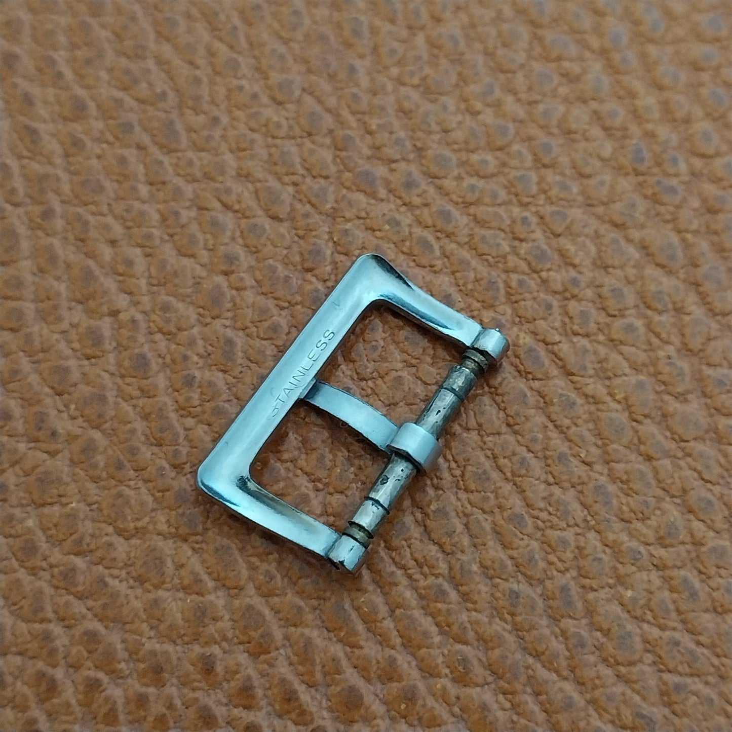 1930s-1940s Classic 16mm Stainless Steel Vintage Watch Strap Buckle