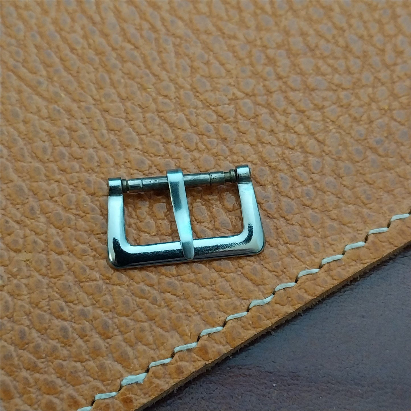 1930s-1940s Classic 16mm Stainless Steel Vintage Watch Strap Buckle