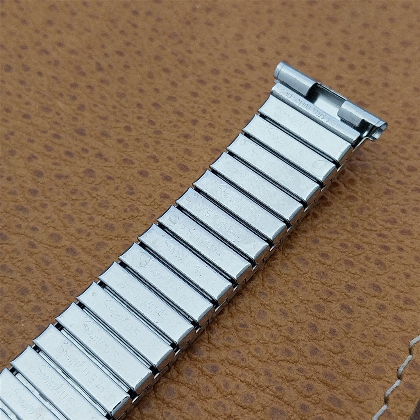 1960s Speidel USA Tribune Stainless Steel Expansion nos Vintage Watch Band