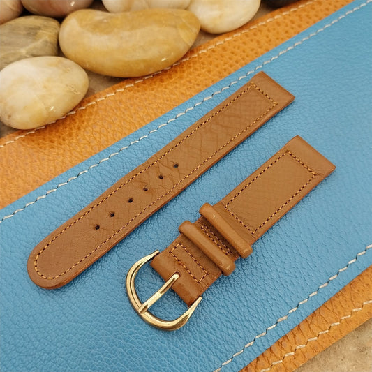 5/8" Kreisler Brown Calfskin Leather Short Classic nos Vintage Watch Band