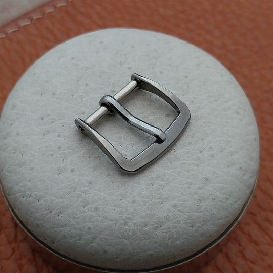 Vintage 13mm Stainless Steel nos Unused 1950s-1960s Classic Watch StrapBuckle