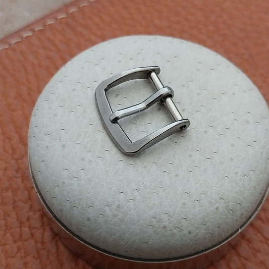 Vintage 13mm Stainless Steel nos Unused 1950s-1960s Classic Watch StrapBuckle