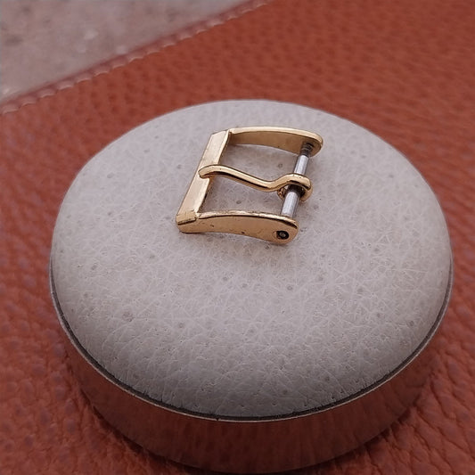 nos 14mm yellow Gold-Tone Vintage Watch Band Buckle