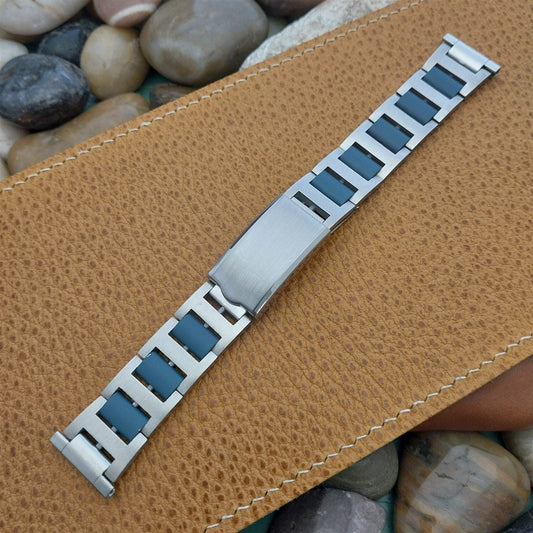 19mm Stainless Steel Solid-Link JB Champion USA Unused 1960s Vintage Watch Band