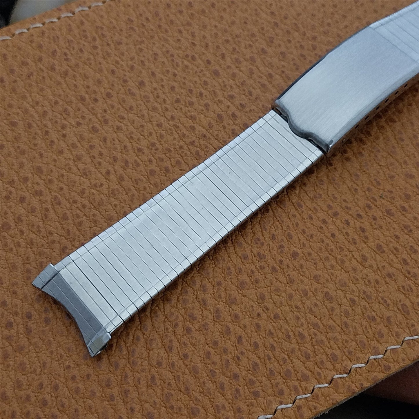 19mm JB Champion Stainless Steel nos 1960s Vintage Watch Band