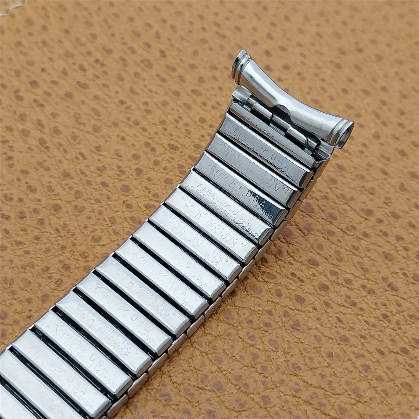 19mm 18mm 17mm Kreisler Stainless Steel Classic Stretch nos Vintage Watch Band