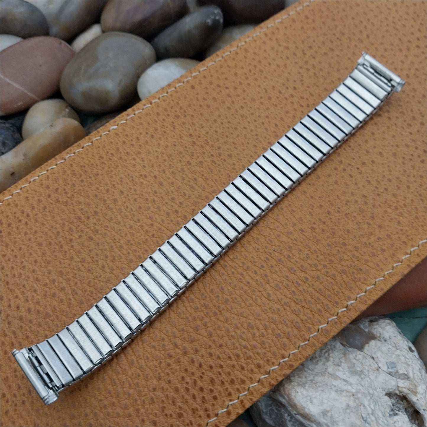 19mm 18mm Kreisler USA Stainless Steel DuraFlex Unused 1960s Vintage Watch Band