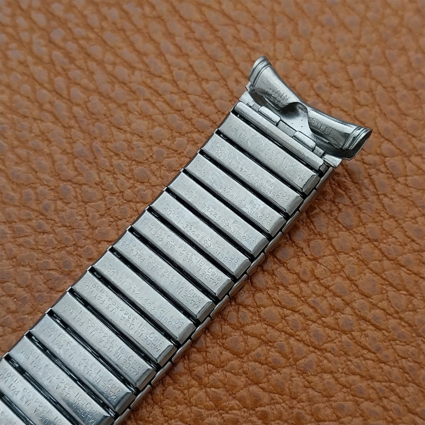 Vintage 17mm 18mm 19mm Kreisler Stainless Classic Stretch Unused Watch Band