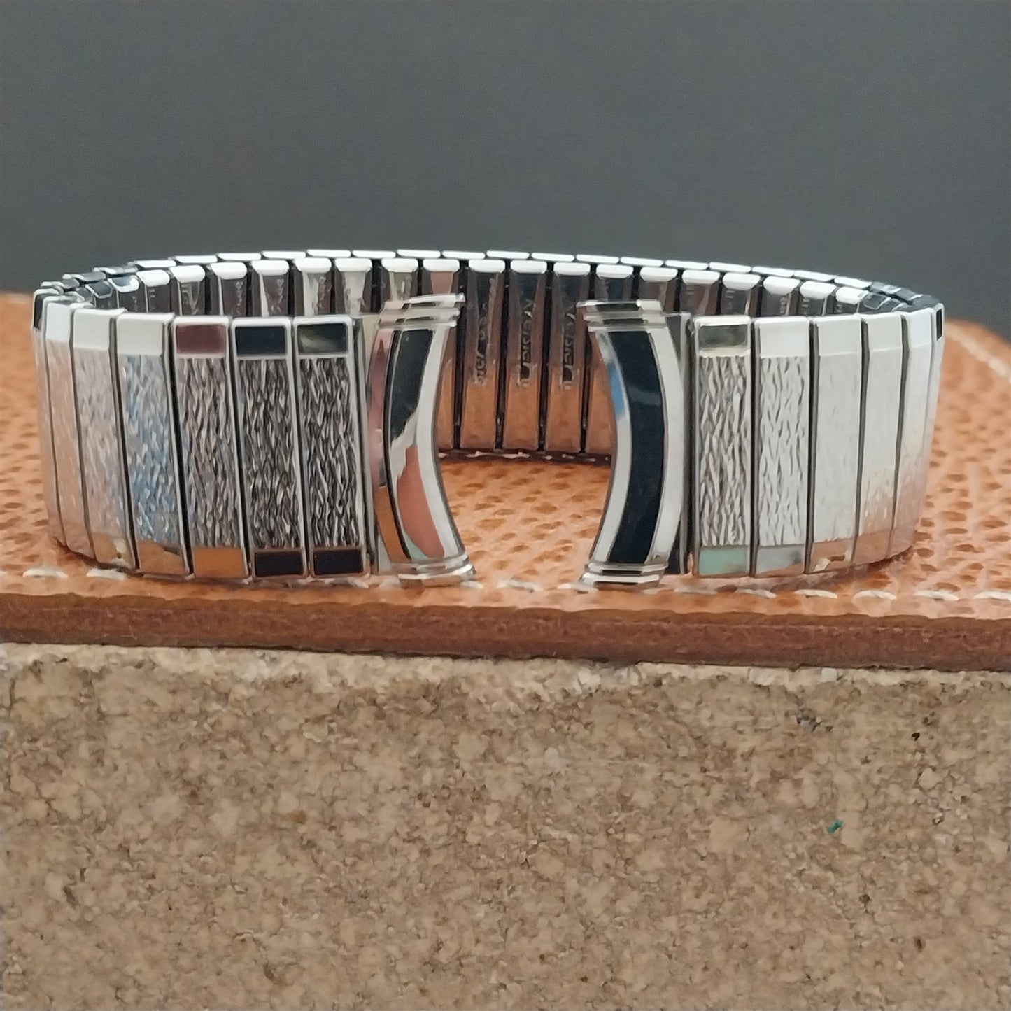 Vintage Kreisler 19mm 18mm 17mm Classic Stainless Steel Unused 1960s Watch Band